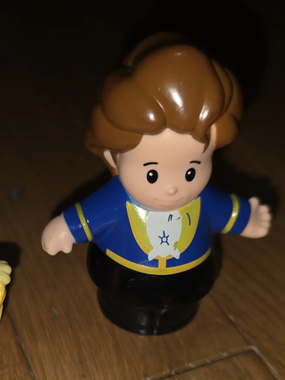 2PC LITTLE PEOPLE Fisher Price Disney Belle Beauty & the Beast PRINCE Adam 2012